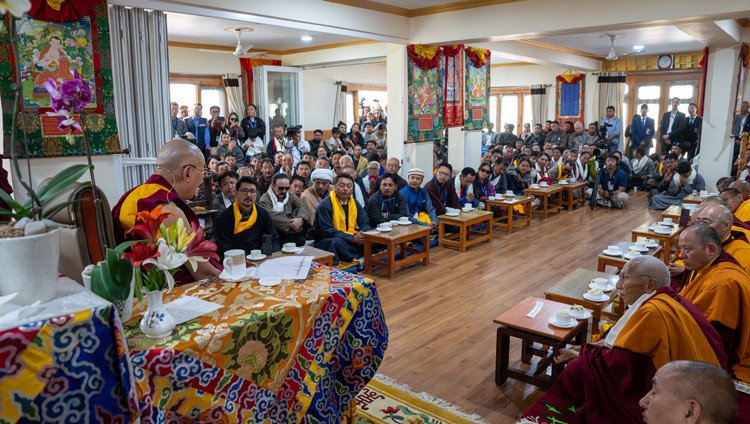 达赖喇嘛尊者抵达拉达克首府列城