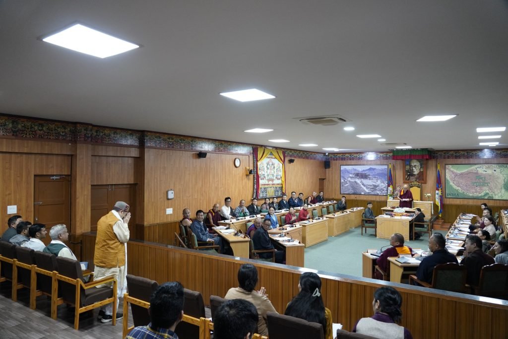 印度國民志願服務團高級領導人覲見達賴喇嘛尊者